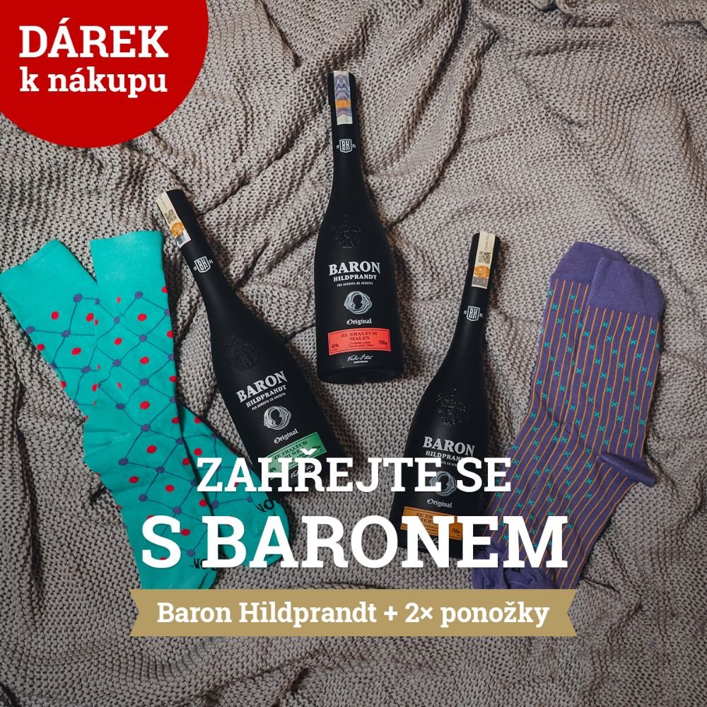 Baron Hildprandt + 2x pár ponožek