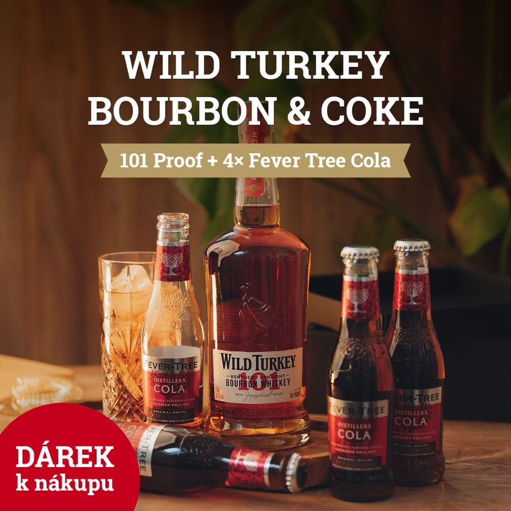 Wild Turkey + 4x fever tree cola