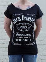 Jack Daniel's Triko s etiketou DÃ¡mskÃ© M