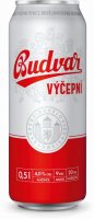 Budweiser Budvar SvÄ›tlÃ½ VÃ½Ä�epnÃ­ 9,9Â° 6Ã—0,5l 4% Plech