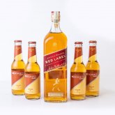 Johnnie Walker Red Label 1l + 4x Ginger Ale