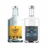 Aukce OMY BAR GYYN & Fat Cat Gin 2×0,5l 45% L.E.