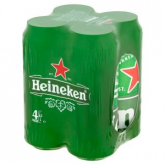 Heineken 11Â° 4Ã—0,5l 5% Plech