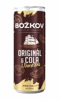 BoÅ¾kov OriginÃ¡l & Cola s limetkou RTD 0,25l 6%