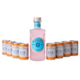 Párty set Malfy Gin Rosa 0,7l 41% + 8x Double Dutch Indian Tonic Water 0,15l