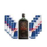 Párty set Jägermeister #SaveTheNight 0,7l 35% L.E. + 8x Red Bull 0,25l