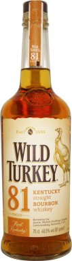 Wild Turkey 81 Proof 8y 0,7l 40,5%