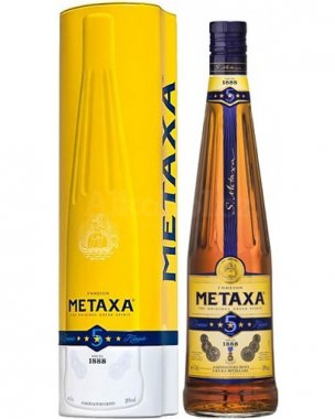 Metaxa 5* 0,7l 38% Plech
