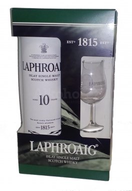 Laphroaig 10yo 0,7l 40% + sklo