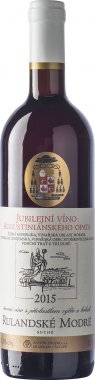 Znovín Znojmo Jubilejní víno Augustiánského opata, Rulandské modré Výběr z bobulí 2015 0,75l 13,5%