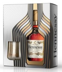 Hennessy VS 0,7l 40% + 2x sklo GB