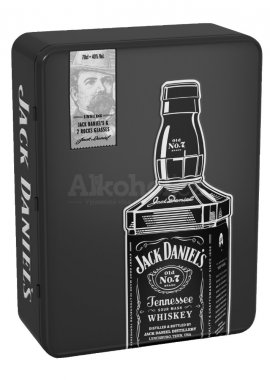 Jack Daniel's No.7 0,7l 40% + 2x sklo 2019 Plech
