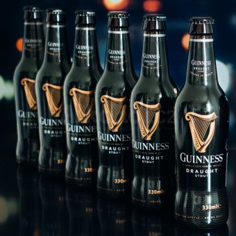Guinness Stout Draught 11° 0,33l 4,2% - 5 + 1 zdarma