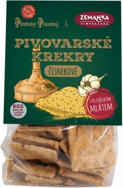 Slané Krekry z Plzeňského Prazdroje - Česnek