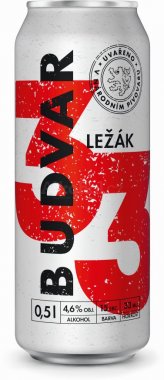 Budweiser Budvar Ležák 33 4×0,5l 4,6% Plech