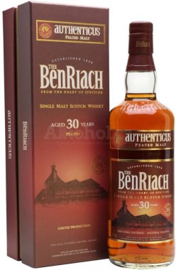 BenRiach Peated Authenticus 30y 0,7l 46% GB