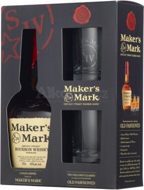 Maker's Mark 0,7l 45% + 2x sklo GB