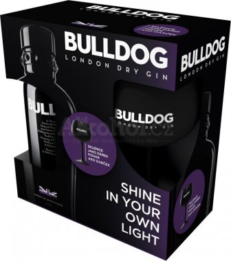 Bulldog Gin 0,7l 40% + 1x sklo GB