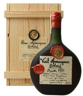 Armagnac Delord 1971 0,7l 40% Dřevěný box