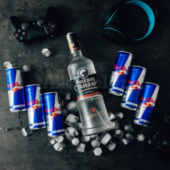 Russian Standard & Red Bull set