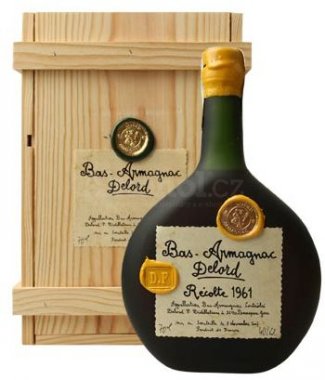 Armagnac Delord 1961 0,7l 40% Dřevěný box