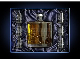 Swarovski Brandy 0,7l 50% + 6x sklo GB