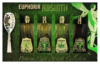 Euphoria Absinth mini set 4×0,05l 70% GB