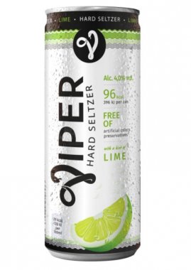 Viper Hard Seltzer Lime 0,33l 4% Plech