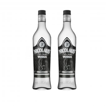 2x Nicolaus Extra Jemná Vodka feat. Sergei Barracuda 0,5l 38% L.E.