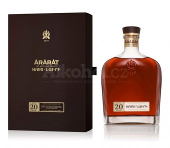 Brandy Ararat 20y 0,7l 40% GB