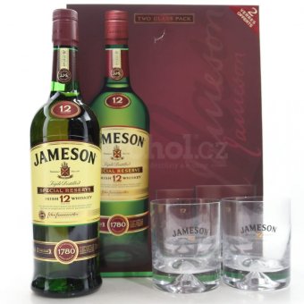 Aukce Jameson Special Reserve 12y 0,7l 40% + 2x sklo GB