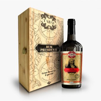 Aukce Tabai Presidente Reserva Especial Rum Costa Rica 5y 0,7l 40% L.E. Dřevěný box