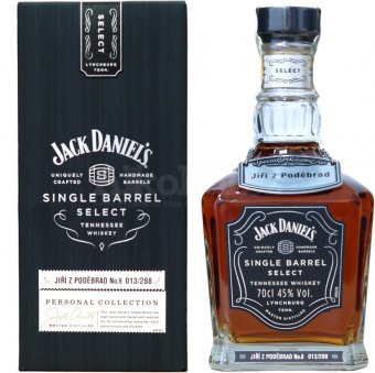 Jack Daniel's Single Barrel Select  JiÅ™Ã­ z PodÄ›brad No.9 0,7l 45% L.E.
