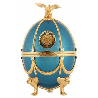 Vodka Imperial Collection Faberge Turquoise metallized 0,7l 40% GB