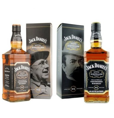 Jack Daniel's Master Distiller No. 1 a 2 - zvýhodněná sada 2 x 0,7l 43%