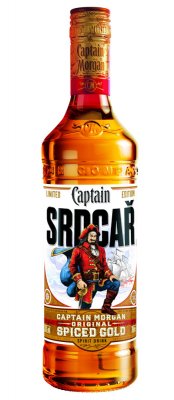 Captain Morgan Spiced  0,7l 35% - SRDCAŘ