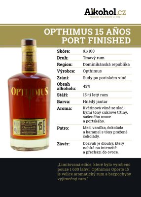 Opthimus Port Finished 15y 0,04l 43%