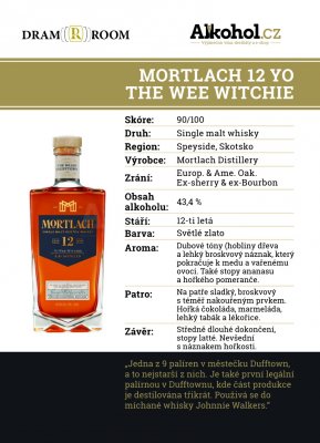 Mortlach The Wee Witchie 12y 0,04l 43,3%
