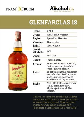 Glenfarclas 18y 0,04l 43%