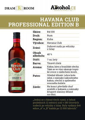 Havana Club Professional Edition B 7y 0,04l 40%
