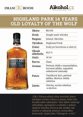 Highland Park Loyalty Of The Wolf 14y 0,04l 42,3%