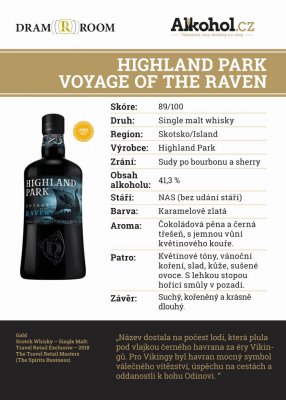 Highland Park Voyage of the Raven 0,04l 41,3%