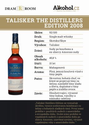 Talisker Distillers Edition 2008 0,04l 45,8%