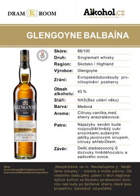Glengoyne Balbaína 0,04l 43%