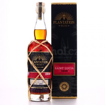 Aukce Plantation Saint Lucia Single Cask Rum 9y 2010 0,7l 53,6% L.E.