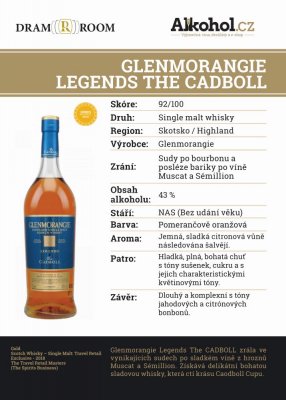 Glenmorangie Legends The Cadboll 0,04l 43%