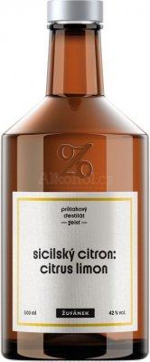 Sicilský citron Žufánek 2018 0,5l 42%