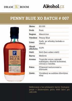 Penny Blue XO Batch #007 0,04l 41,8%
