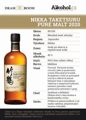 Nikka Taketsuru Pure Malt 2020 0,04l 43%