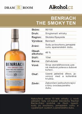 BenRiach The Smoky 10y 0,04l 46%